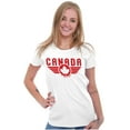 thumbnail image 3 of Canada Aviator Badge Retro Cool Womens Fitted Plus Size Graphic Tee Brisco Brands 2X, 3 of 5