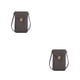 thumbnail image 1 of Jumpingount Bolsa de teléfono Bolsa de hombro para teléfono móvil Monedero portátil Compartimentos de color sólido Organizador de Gris oscuro 2piezas, 1 of 6