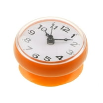 Waterproof Shower Clock Suction Cup bathroom and kitchen Clock Wall/Window Glass/Mirror , Orange