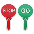 thumbnail image 2 of Kindergarten Traffic Safety Education Handheld Signs for Classroom and Outdoor Use Red Light Stop Green Light Go Game Kids Interactive Learning Tool Portable Voting Board, 2 of 8