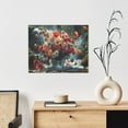 thumbnail image 6 of Gukieu Vibrant Bouquet Waterfall Print Canvas Decorative Hanging Painting, Waterproof Art Wall Decoration with Frame, Suitable for Living Room, Bedroom, 6 of 6