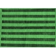 thumbnail image 1 of Ahgly Company Indoor Rectangle Abstract Emerald Green Modern Area Rugs, 7' x 9', 1 of 4
