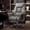 Gray, variant on XUEGW Heavy-Duty 550 lbs Big and Tall Office Chair, Wide Seat Leather XUEGW Ergonomic Executive Desk Chair with Leg Rest, Adjustable Height Computer Gaming Chair, Gray