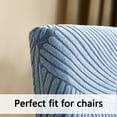 thumbnail image 3 of Super Stretch Chair Slipcovers,Dining Room Chair Covers Universal Anti-Dust Removable Washable Thicken Jacquard Chair Protector for Hotel Banquet Kitchen Decor-8-blue, 3 of 8