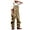 Yellow, variant on Homenesgenics Mens Bib and Brace Overall Loose Fit Men's Pants Retro Men's Cargo Pants New Loose and Large Size Casual Overalls