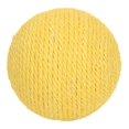 thumbnail image 3 of Bola de sisal para gatos, alivia el aburrimiento, dientes, garras, molienda, bola interactiva para rascar gatos, gatito, amarillo, 3 of 12
