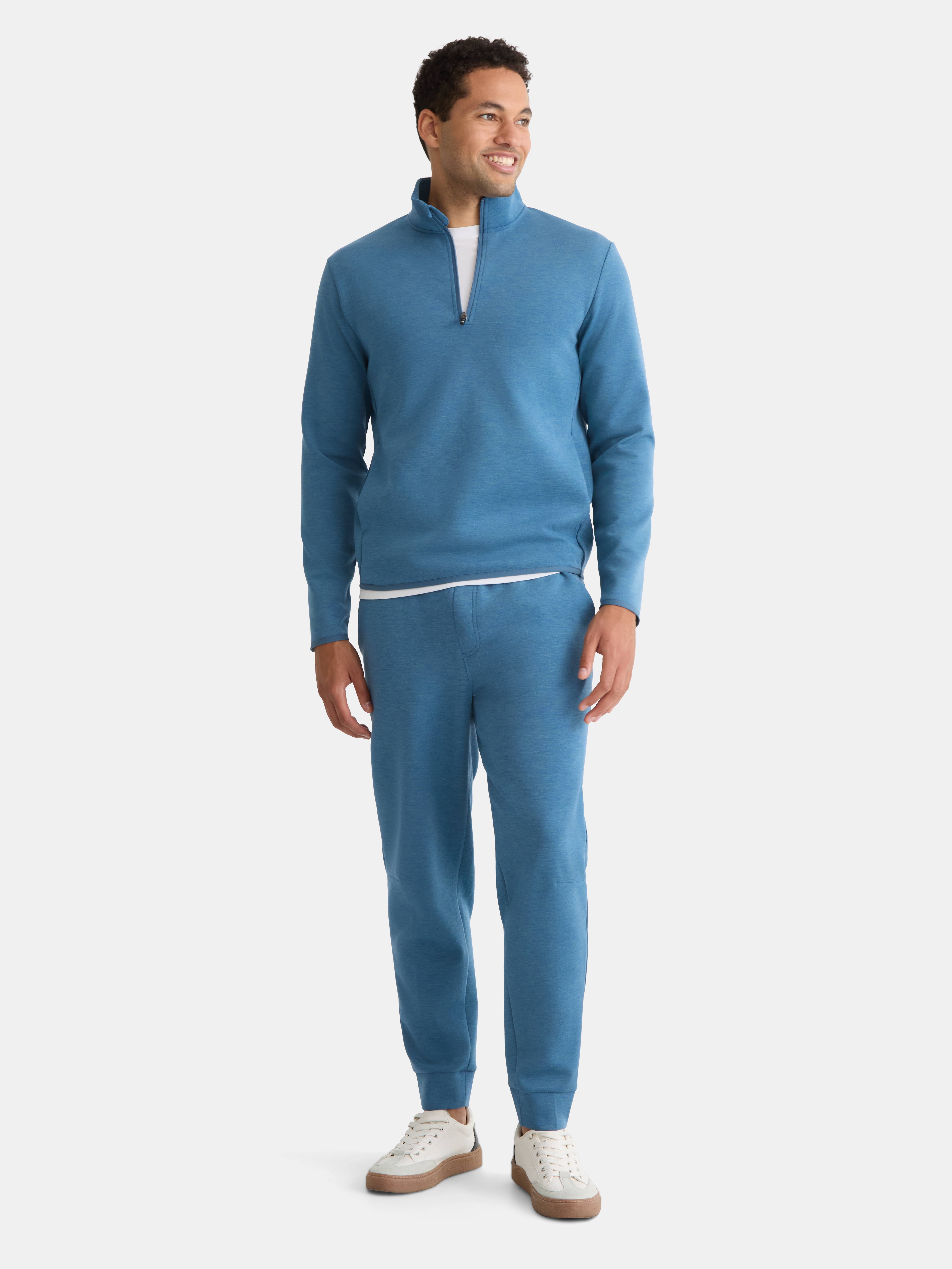 Athletic Works Men's and Big Men's Fusion Double Knit Joggers Pants, Sizes S-5XL