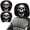 A, variant on 2pcs Mysterious Peeking Eyes Scary Headrest Covers for Cars, Stretch Elastic Fabric Universal Vehicle Seat Head Rest Protector, Unique Dark Style Auto Interior Decor Halloween Car Accessories