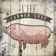 thumbnail image 3 of OnRei 15x15 Black Modern Framed Museum Art Print Titled - The Farmer Shop, 3 of 5