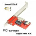 thumbnail image 4 of CY PCI-Express 4.0 Slimline SAS SFF-8654 to Mini SAS SFF-8087 PCBA Female Adapter With Bracket, 4 of 7