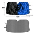 thumbnail image 2 of Car Windshield Sun Shade Funny for Car Front Window Black Blue Rose (1)(1)(1) Foldable Car Sunshade Windshield | Vehicle Car Sun Visor UV Rays &Heat Blocker Covers Auto Window Protector, 2 of 5