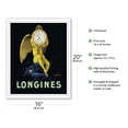 thumbnail image 2 of Longines - The Best of Swiss Precision Watches - Vintage Advertising Poster by Leonetto Cappiello c.1922 - Fine Art Matte Paper Print (Unframed) 16x20in, 2 of 4