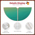 thumbnail image 3 of Balery Orange To Teal Gradient1 Printed Christmas Tree Skirt , Merry Christmas Party Christmas Tree Decoration,Adjustable Tree Skirt-30", 3 of 6