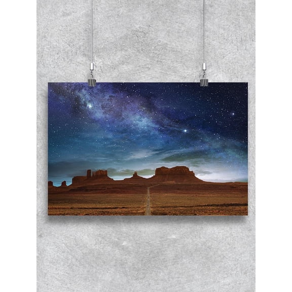 Scenic Route To Monument Valley Poster -Image by Shutterstock