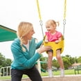 thumbnail image 3 of Ktaxon High Bucket Swing for Toddler, Children Swing Set, Yellow, 3 of 12