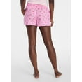 thumbnail image 4 of Joyspun Women's Woven Pajama Boxer Shorts, 3'' Inseam, Sizes XS-3X, 4 of 7