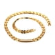 thumbnail image 1 of Collar de acero inoxidable dorado alivio del dolor de moda, , para hombres mujeres 51-80 cm/20-31,5 pulgadas Sunnimix Collar de acero inoxidable, 1 of 6