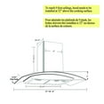 thumbnail image 4 of Auvent Mural en Verre 30 Pouces, 4 of 5