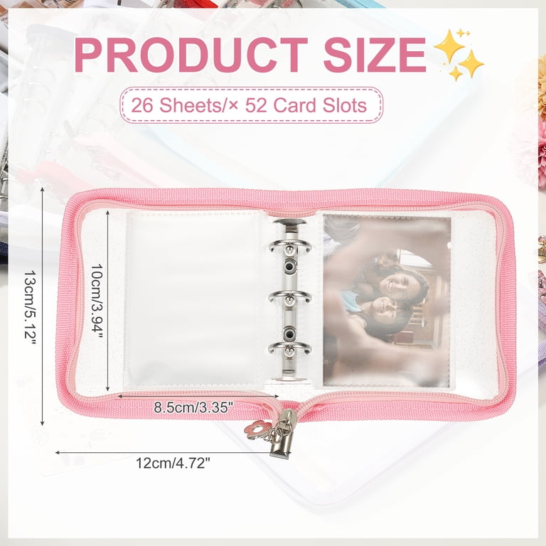 A7 Photocard Binder, Clear KPop Photocard Holder Binder Book