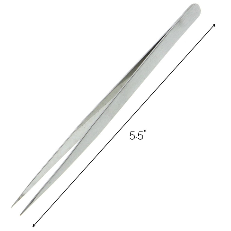 Hareline Kopter Flies Fine Point Tweezers – Precision Stainless Steel For Fly Tying