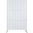 thumbnail image 3 of Outdoor & Indoor Privacy Screen Metal Privacy Screen 76" H×48" W, Freestanding Decorative Privacy Screen for Deck Balcony Patio, Privacy Fence Panels for Outside Lawn Garden, 3 of 5