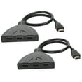 thumbnail image 4 of Convertidor HDMI, 2 piezas, divisor HDMI, 3 K, interruptor multifunción HDMI, interruptor HDMI, verdadera excelencia, 4 of 12