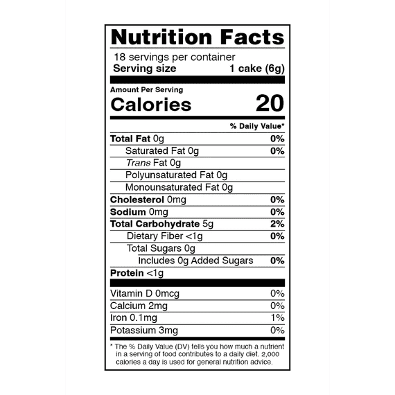 Galil Thin Rice Cakes No-Salt, 100