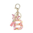 thumbnail image 2 of Yaoyar Cute Initial Letter Keychains for Women Girls Butterflys Tassel KeyChain Pendant for Backpack School Bag, 2 of 5