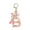 B, variant on ShaoXinWan Fashion 26-Letter Keychain Pendant, Butterfly Tassel Key Chain, Elegant Fashion Accessory for Multi-Functional Use, I for Personalization and Gift Giving(F)