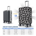 thumbnail image 5 of Goofa Black Leopard Pattern Luggage Covers For Suitcase,Suitcase Cover Protector Fit 18-32 Inch Luggage-Large, 5 of 9