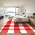thumbnail image 3 of ODIKA 2'x3' Machine Washable Non-Slip Area Rug, Country Red High Traffic Rug, Red, 1052298, 3 of 7