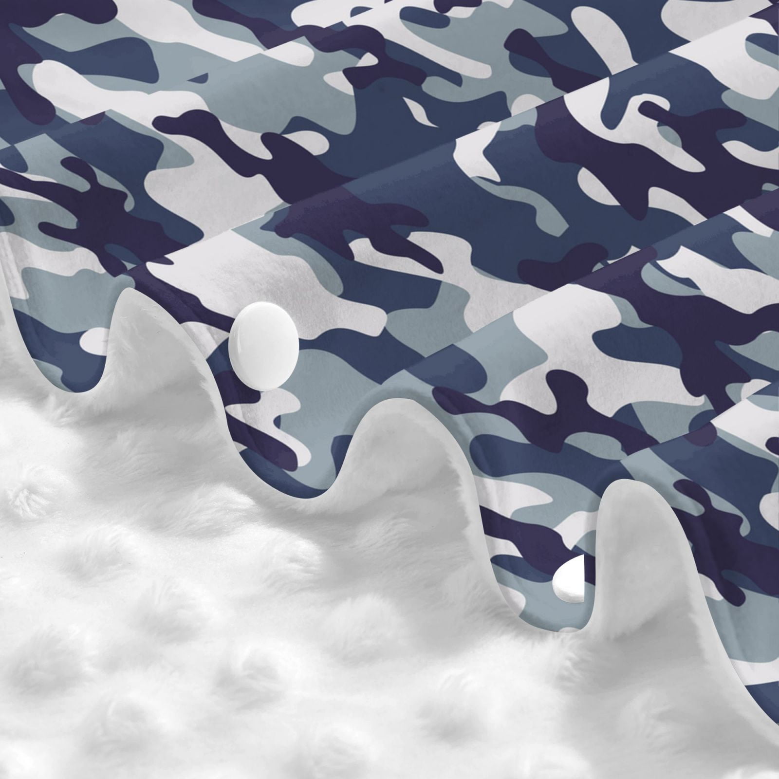 Car Seat Cover Baby - Classic Blue Camouflage Breathable Infant Car Seat Cover for Baby Carseat, Lightweight Comfort Baby Essentials Must Haves Newborn Stuff for Girl Boy