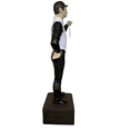 thumbnail image 2 of Classic Lawn Jockey Black-White Garden Statue, Matte, 36", 2 of 5