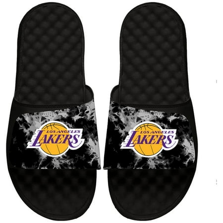

ISlide Black Los Angeles Lakers Acid Wash Slide Sandals