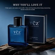 Ycz Midnight Marine Man Office and Date Long Lasting Cologne, Ocean Scent, 1.7 oz
