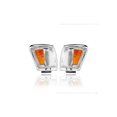 thumbnail image 1 of Cornering Light Assembly - Compatible/Replacement for '92-95 Toyota 4Runner - Chrome - Pair, Left Driver + Right Passenger Set - 8161035201, 8162035201, 1 of 2