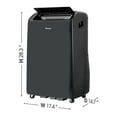thumbnail image 5 of Hisense Smart 10,000 BTU (DOE) / 14,000 (ASHRAE) 450 SF Portable Air Conditioner, 5 of 5