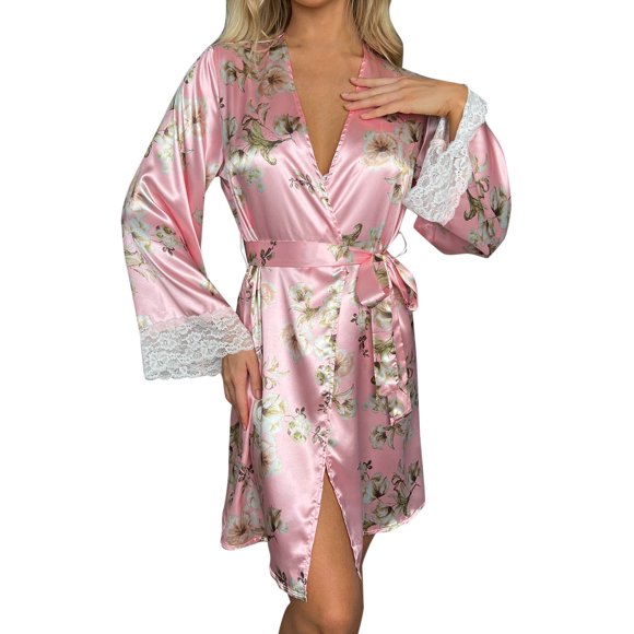 Womens Housecoats Zipper Front Japanese Robes for Women Long Fancy Robe for Women Womens Robes Long Fuzzy Bathrobe Women's Towel Material Satin Robe Long Womens Robe with Hood 4x Womens Housecoats