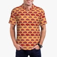 thumbnail image 1 of Vsdgher Polos Imprimé Voitures Rouges pour Hommes, Polo Extensible à Manches Courtes pour Hommes, Chemises pour Hommes-TG, 1 of 6