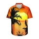 thumbnail image 5 of Camisas de Manga Corta para Hombre Impresas Turndown Collar Superior, Estirable Casual de Manga Corta Blusa, 5 of 5