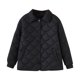 thumbnail image 2 of Parkas de manga larga para mujer, chaquetas acolchadas cálidas para mujer, chaqueta acolchada lisa de manga larga con estampado floral, abrigos con bolsillos, blusa para mujer, 2 of 9