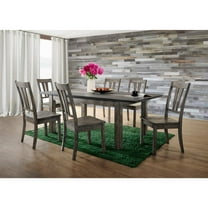 Picket House Furnishings Grayson 7 Piece Extendable Dining Set in Gray