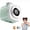 green, variant on Stroller Fan with Flexible Mounting, 100 Speeds USB Rechargeable Clip on Fan for Baby Car Seat Crib, Portable Personal Cooling Fan for Travel Outdoor