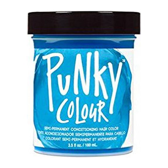 (VALUE PACK OF 3) JEROME RUSSELL PUNKY COLOR SEMI-PERMANENT CONDITIONING HAIR COLOR 3.5oz #LAGOON BLUE