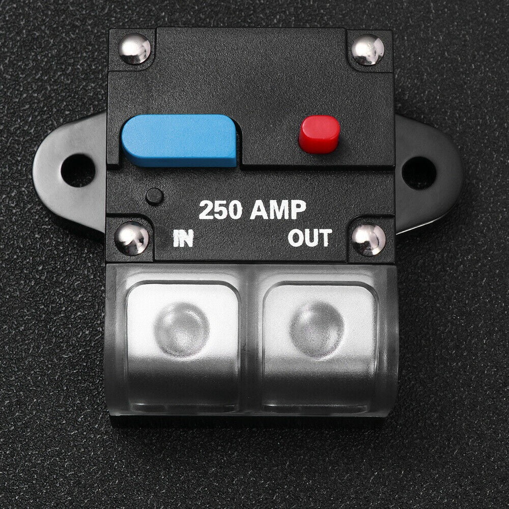 50-200 Amp Car Audio Circuit Breaker Auto Blow Trip Fuse Reset Switch 12V 48V 
