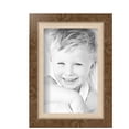 thumbnail image 2 of ArtToFrames 4" x 6" Taupe with Silver Lip Picture Frame, 4x6 inch Multi Wood Poster Frame (WOM-4986), 5 Pack, 2 of 4