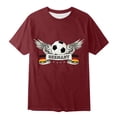 thumbnail image 1 of Playeras Deportivas Para Hombre, Camiseta De Fútbol Alemán Con Gráfico De Talla Grande, Camiseta Estampada De Manga Corta De Color Liso, 1 of 5