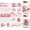Cherry Blossom, variant on UCEI UV DTF Transfer Stickers for Glass Cups, 10 Sheets Waterproof Cute Dragon Decals for Tumblers Jars, Self Adhesive Baby Dragon Floral Stickers for Kids Crafts