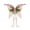 Pink, variant on Xinwanna Butterfly Fairy Wings for Women Girls Woodland Elf Wings with Artificial Flowers Leaves And Vines Sparkling Angel Wings for Halloween Cosplay Costume (Black, One Size)