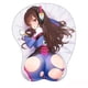 thumbnail image 1 of Alfombrilla de ratón con soporte para reposamuñecas en gel de sílice Overwatch DVA, 1 of 1